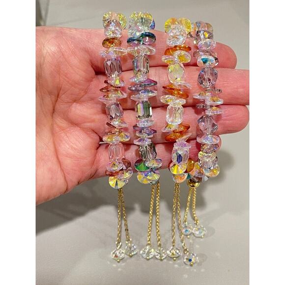 Purple Swarovski Beaded Bracelet - Picture 3 of 5